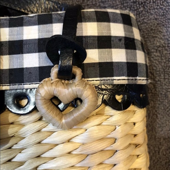 COPY - Brighton Wicker Straw Woven Handbag Box style Shoulder bag Rectangular C… - Picture 5 of 10